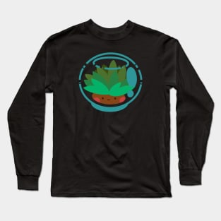 Cute Plant Design ‚Let It Grow‘ | cute Handmade Illustration | By Atelier Serakara Long Sleeve T-Shirt